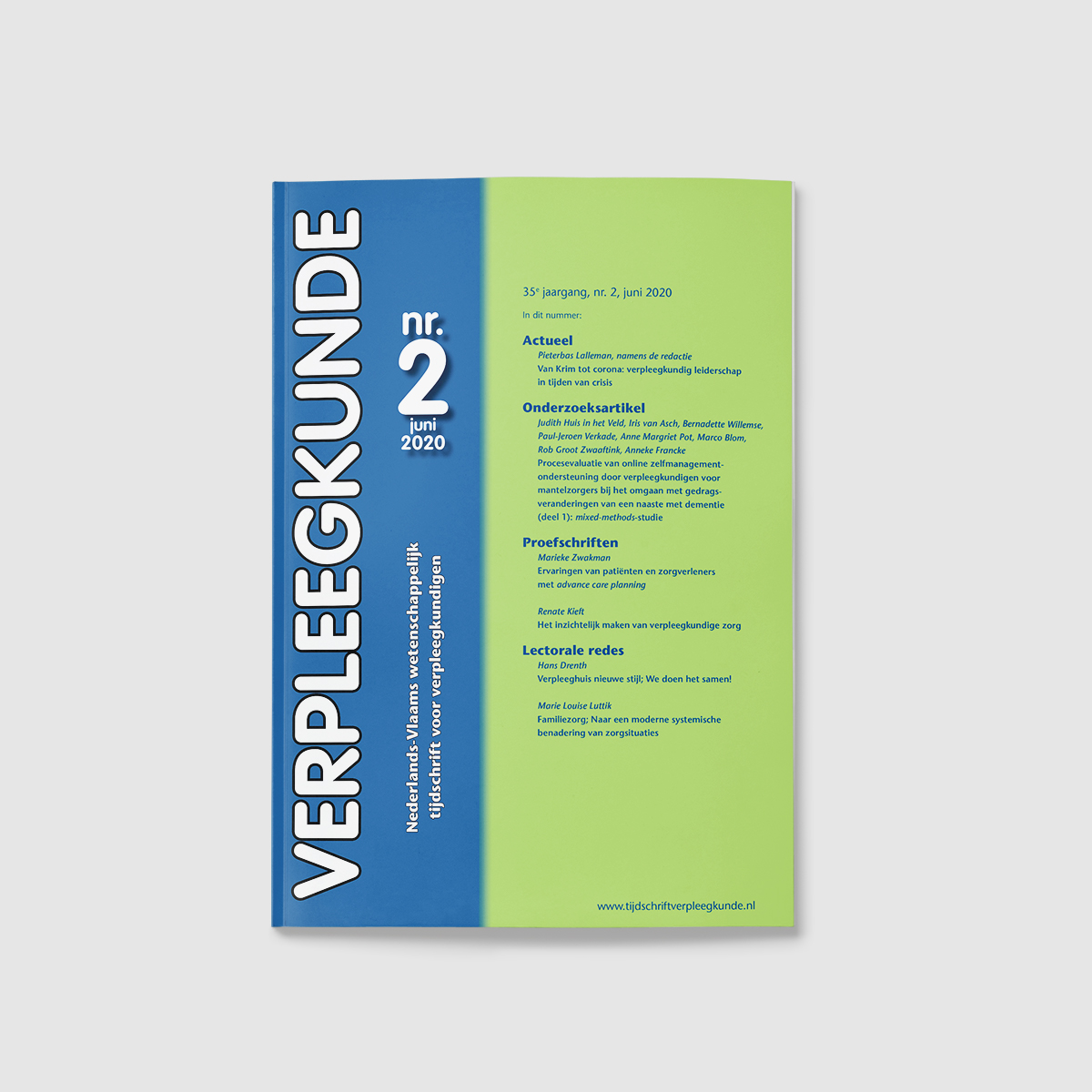 tijdschrift verpleegkunde cover tijdschrift verpleegkunde cover